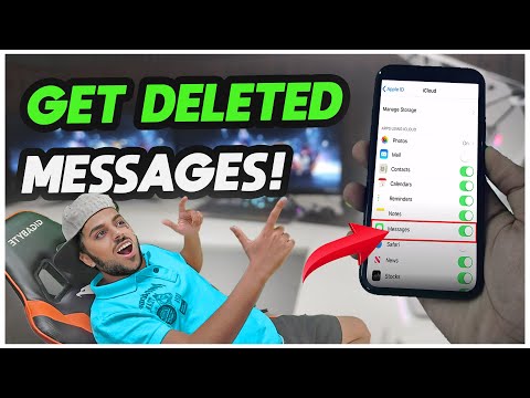 how to review deleted text messages on iphone